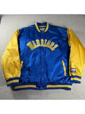 Vintage Hardwood Classics G-III Golden State Warriors Jacket  Men’s Size XXL